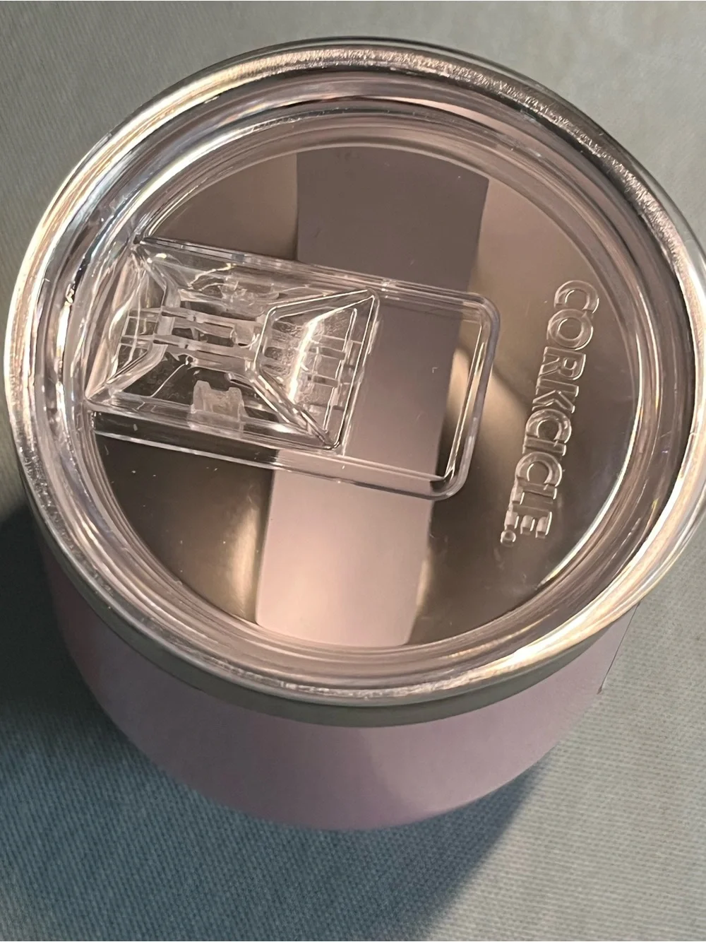 Corkcicle Pink Stemless 12oz Insulated Wine Tumbler